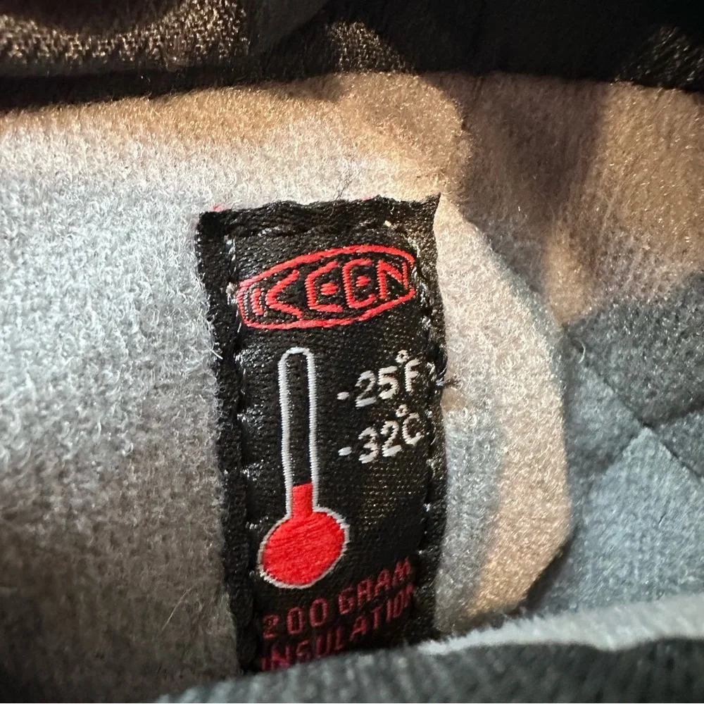 KEEN Winterport II WP Boot Black Yellow Youth Size‎ 5
